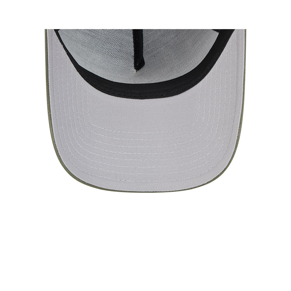 Chicago Bulls Hat - Olive Earth Tonal Chainstitch 9Forty A-Frame NBA Snapback Cap - New Era